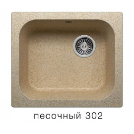 Кухонная мойка POLYGRAN F-17 песочный №302