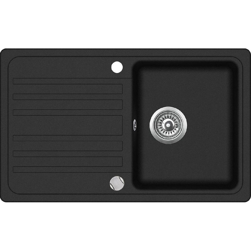 Кухонная мойка AQUASANITA Notus SQ101AW (black metallic 601)
