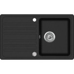 Кухонная мойка AQUASANITA Notus SQ101AW (black metallic 601)