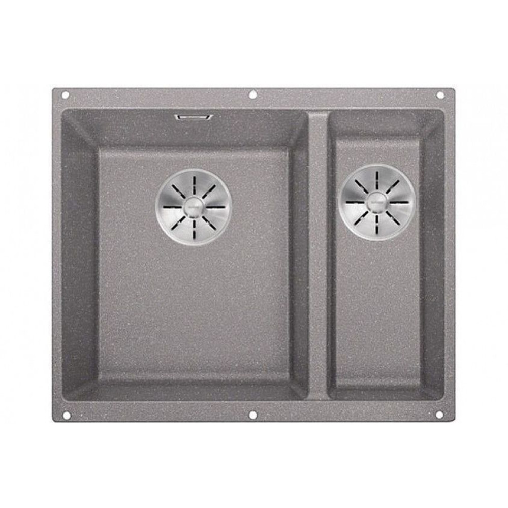 Кухонная мойка BLANCO SUBLINE 340/160-U SILGRANIT 523560 алюметаллик