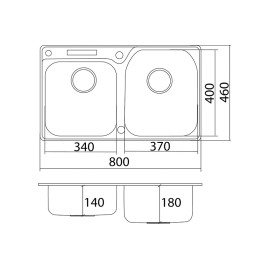 Кухонная мойка OULIN OL-H9910