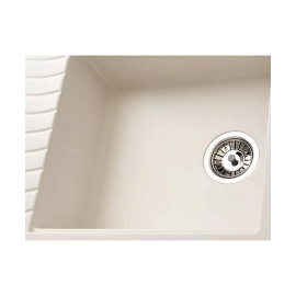 Кухонная мойка KUPPERSBERG MILA 1B1D WHITE ALABASTER