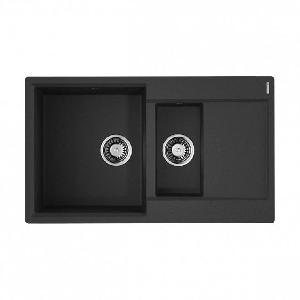 Кухонная мойка Omoikiri Daisen 86-2-BL (4993477) Artgranit/черный
