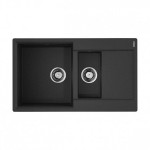 Кухонная мойка Omoikiri Daisen 86-2-BL (4993477) Artgranit/черный