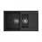 Кухонная мойка Omoikiri Daisen 86-2-BL (4993477) Artgranit/черный