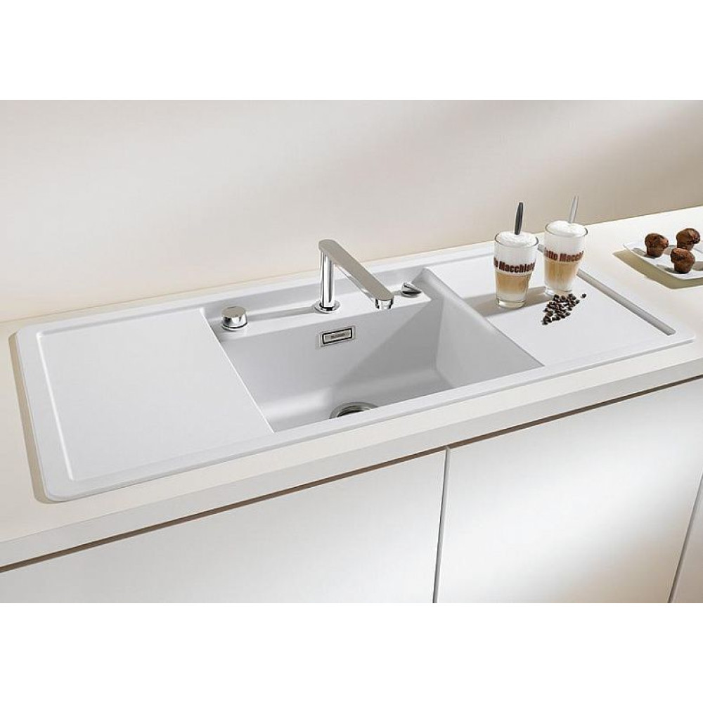 Кухонная мойка BLANCO alaros 6s аксессуары из белого стекла (516728)