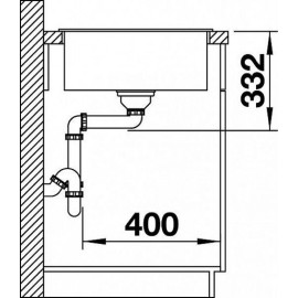 Кухонная мойка BLANCO Zia 5S Silgranit PuraDur 520512тёмная скала