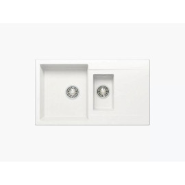 Кухонная мойка POLYGRAN BRIG-870 белый хлопок 36