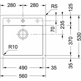 Кухонная мойка FRANKE SID 610 серый