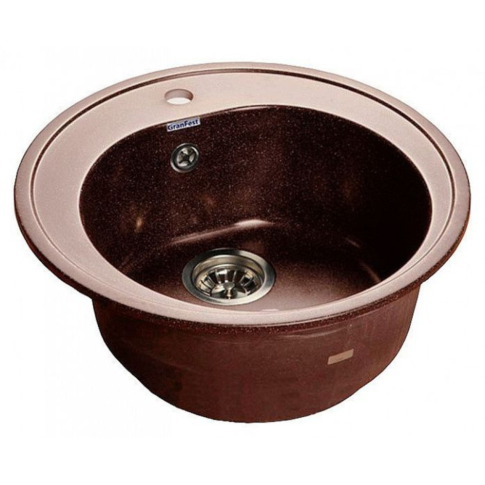 Кухонная мойка GRANFEST Rondo GF-R510 красный марс