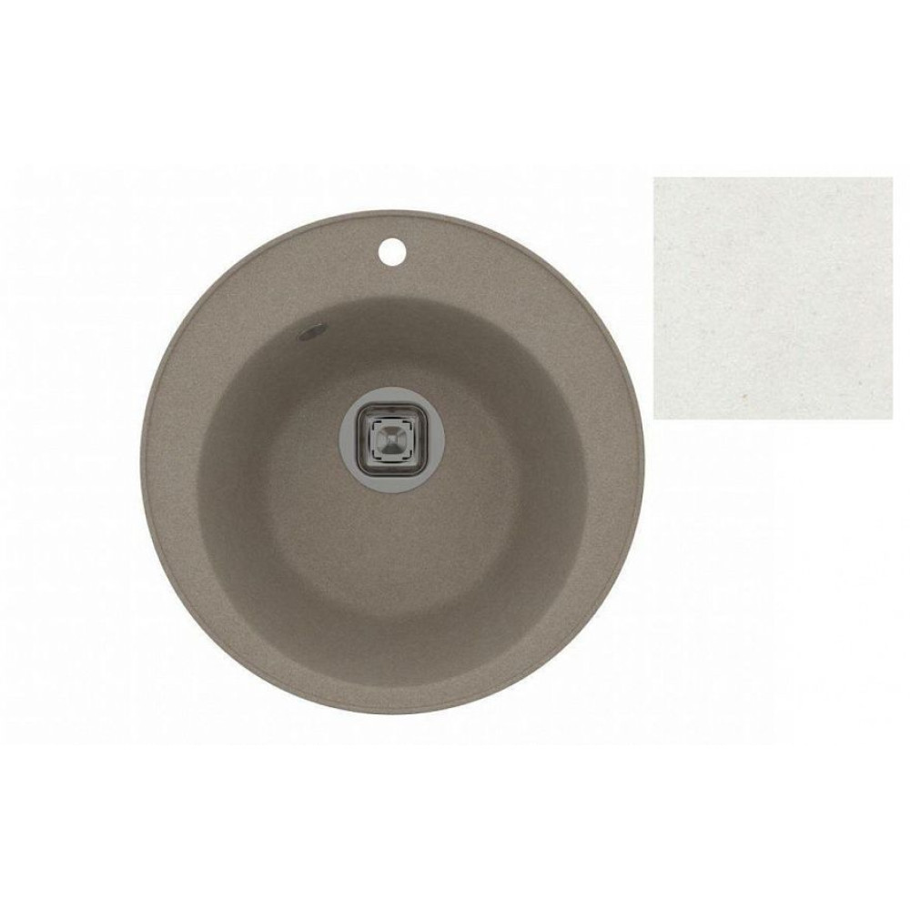Кухонная мойка POLYGRAN tolero r-108 белый№923