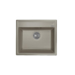 Кухонная мойка FLORTEK Консул 570 серый шелк (23.020.D0570.307)