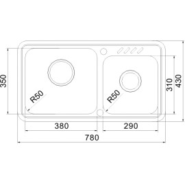 Кухонная мойка OULIN OL-H9903