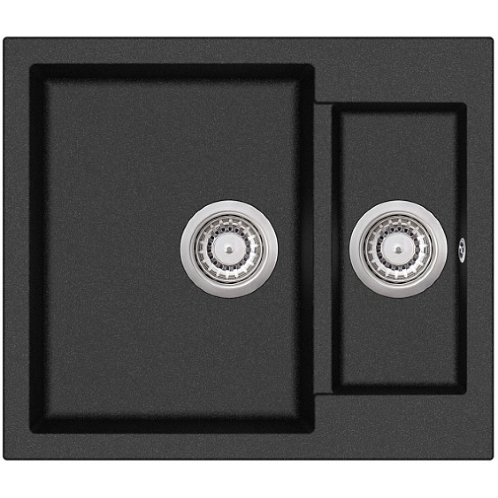 Кухонная мойка AQUASANITA Tesa SQT150AW (black metallic 601)