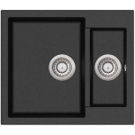 Кухонная мойка AQUASANITA Tesa SQT150AW (black metallic 601)