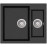 Кухонная мойка AQUASANITA Tesa SQT150AW (black metallic 601)