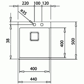Мойка кухонная Teka FORLINEA RS15 40.40 (art 115000019)