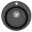 Кухонная мойка ZETT lab 30/Q4 черный T030Q004