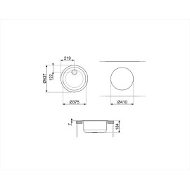 Кухонная мойка SMEG VFU43SFR