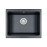 Кухонная мойка GRANULA GR-5551 шварц