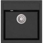 Кухонная мойка AQUASANITA Tesa SQT100W (black metallic 601)