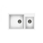 Кухонная мойка ELLECI Quadra 440 White K96