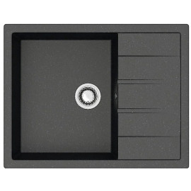 Кухонная мойка ZETT lab 151/Q4 черный T151Q004