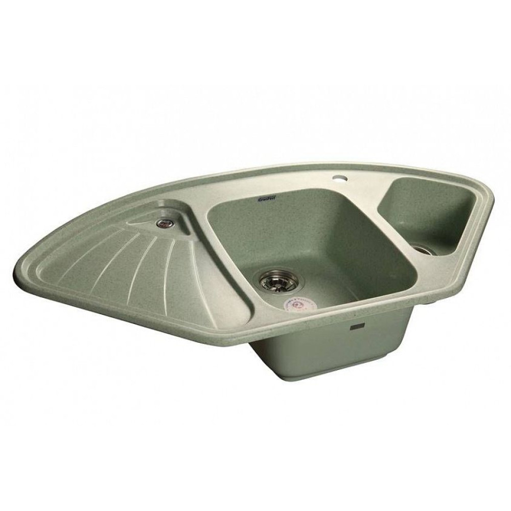 Кухонная мойка GRANFEST Corner GF-C1040E салатовый