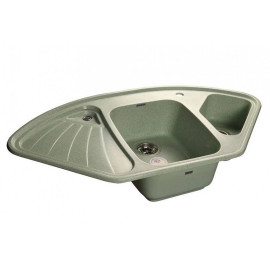 Кухонная мойка GRANFEST Corner GF-C1040E салатовый