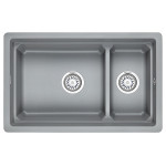 Кухонная мойка GRANULA KS-7304U алюминиум