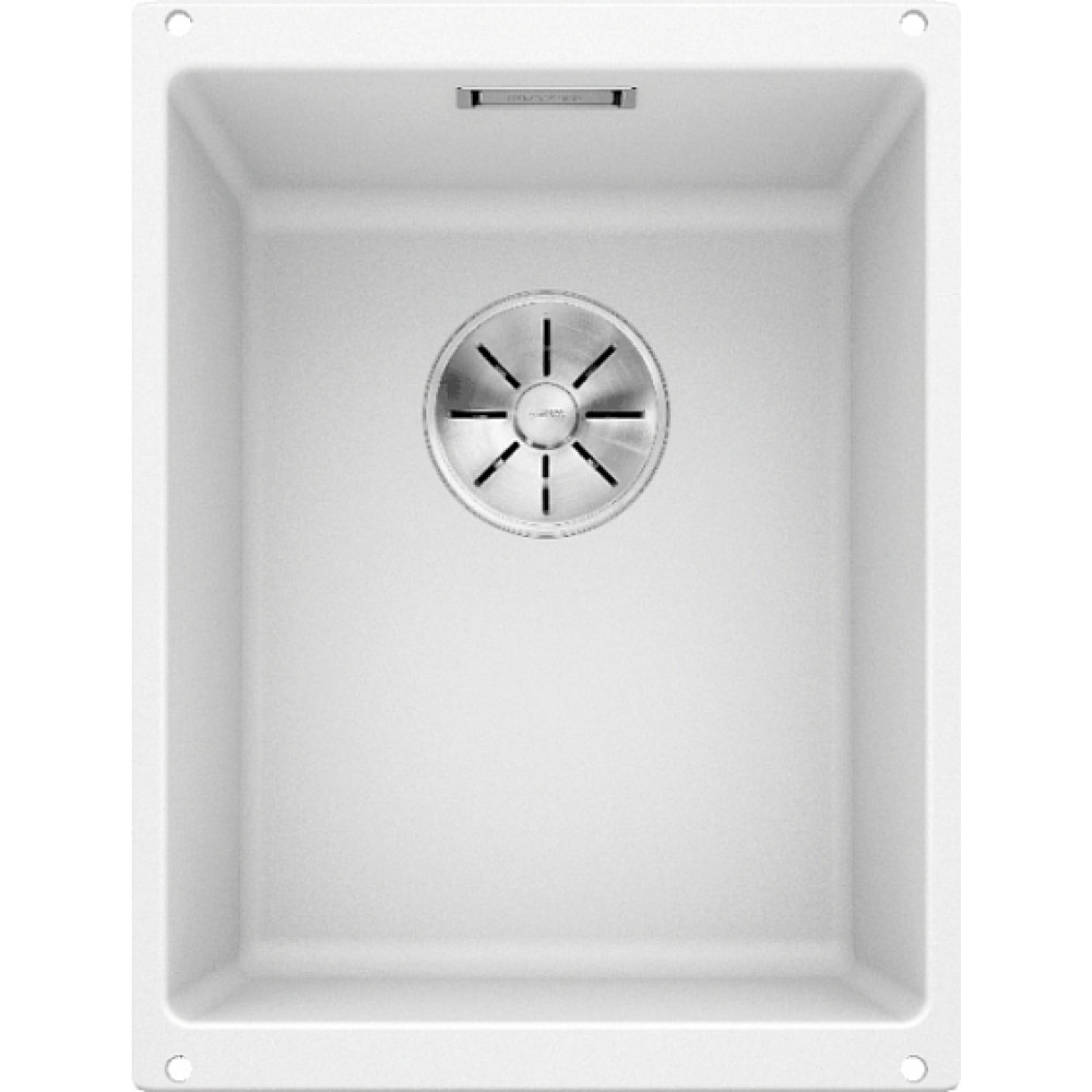Кухонная мойка Blanco SUBLINE 320-U SILGRANIT белый с отв.арм. InFino (арт.523410)