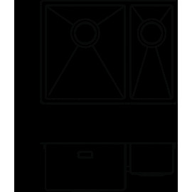 Кухонная мойка OMOIKIRI Taki 58-2-U/IF IN-L (4993768)