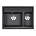 Кухонная мойка GRANULA KS-7302 чёрный
