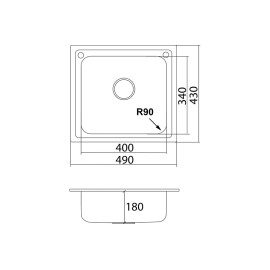 Кухонная мойка OULIN OL-203