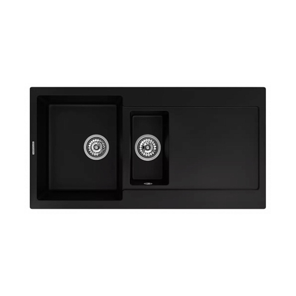 Кухонная мойка KUPPERSBERG MODENA 1,5B2D BLACK METALLIC