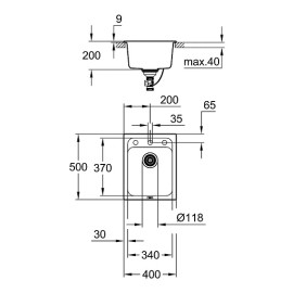 Кухонная мойка GROHE K700 31650AT0