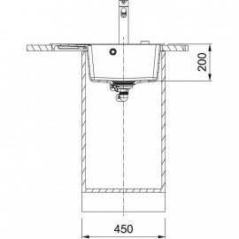 Мойка FRANKE CNG 611/211-62 TL черный матовый (114.0639.705)