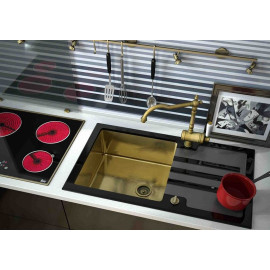 Кухонная мойка ZORG GL-7851-BLACK-BRONZE