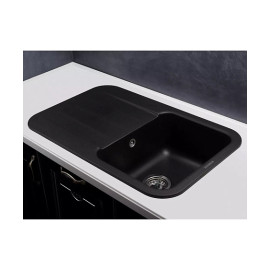 Кухонная мойка KUPPERSBERG LIRA 1B1D BLACK