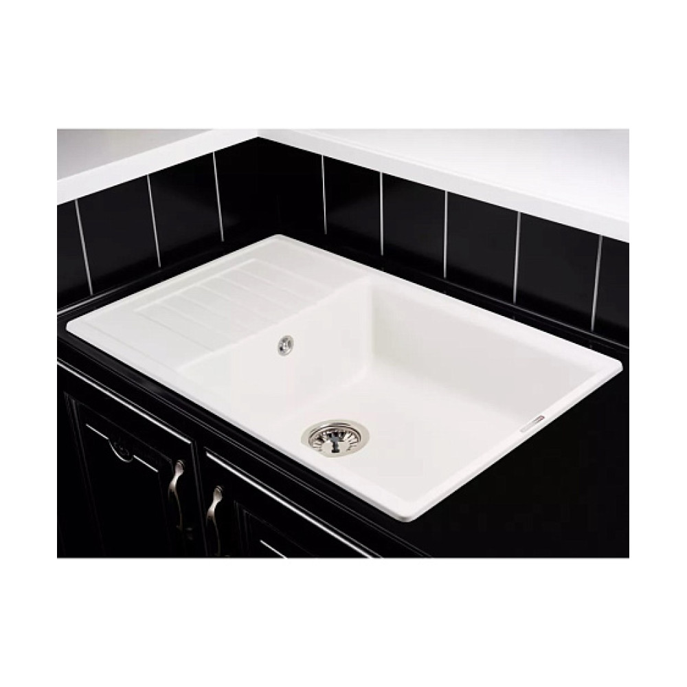 Кухонная мойка KUPPERSBERG ROYS 1B1D WHITE ALABASTER