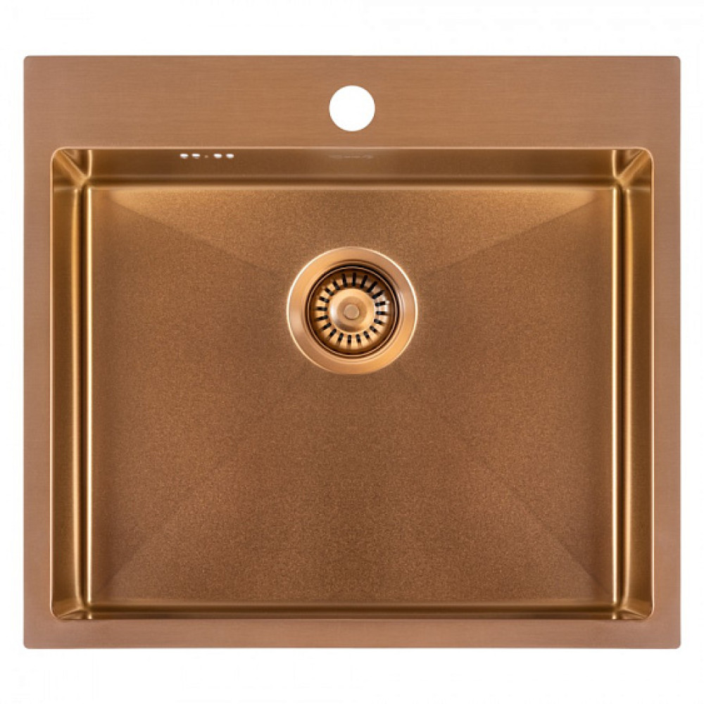Кухонная мойка ZORG ZRN 5055 Nano PVD Gold Rosy