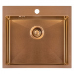 Кухонная мойка ZORG ZRN 5055 Nano PVD Gold Rosy