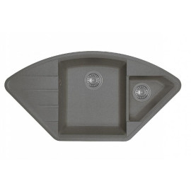 Кухонная мойка Flortek Крокус 980 черный (23.040.E0980.102)