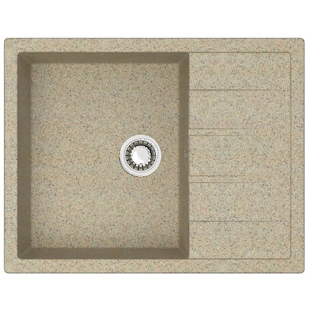 Кухонная мойка ZETT lab 151/Q5 песок T151Q005