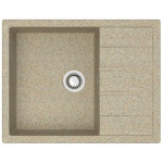 Кухонная мойка ZETT lab 151/Q5 песок T151Q005
