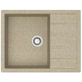 Кухонная мойка ZETT lab 151/Q5 песок T151Q005