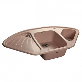 Кухонная мойка GRANFEST Corner GF-C1040E светло-розовый