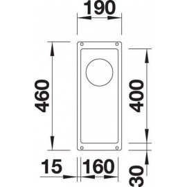 Кухонная мойка Blanco SUBLINE 160-U SILGRANIT жемчужный c отв.арм. InFino (арт.523399)