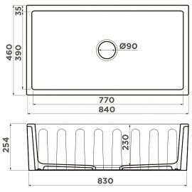 Кухонная мойка OMOIKIRI Mikura 83-SI (4993175)
