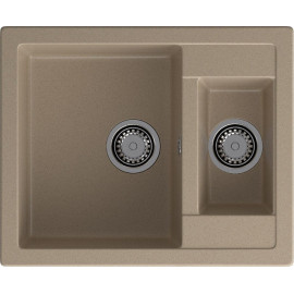 Кухонная мойка GRANFEST Quadro GF-Q610K песочный
